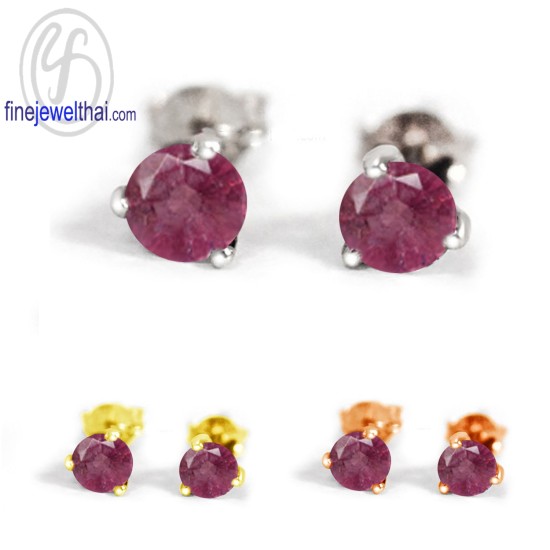 ต่างหูทับทิม-ต่างหูเงิน-ทับทิมแท้-เงินแท้925-ออกแบบพิเศษ-finejewelthai-E1025rb_5m