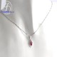 จี้ทับทิม-เงินแท้-จี้พลอย-พลอยประจำเดือนเกิด-P1001rb