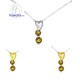 จี้ซิทริน-จี้หัวใจ-จี้พลอย-ซิทรินแท้-พลอยประจำเดือน-P1031ct
