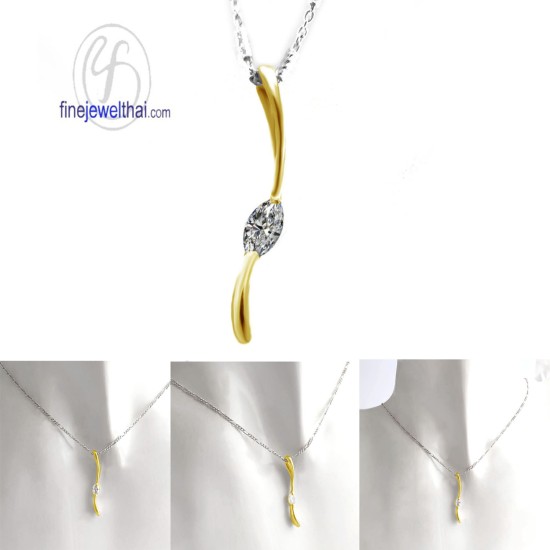 จี้เพชร-จี้เงิน-เพชร-cz-พลอยประจำเดือนเกิด-Finejewelthai-P1070cz