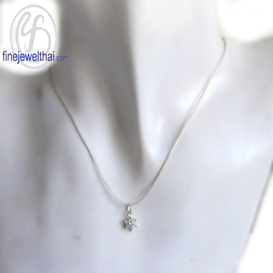 จี้เพชร-จี้เงิน-เพชร-cz-พลอยประจำเดือนเกิด-Finejewelthai-P1080cz00e