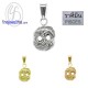 จี้ราศี-ราศีมีน-จี้เงินแท้-Finejewelthai-P117600