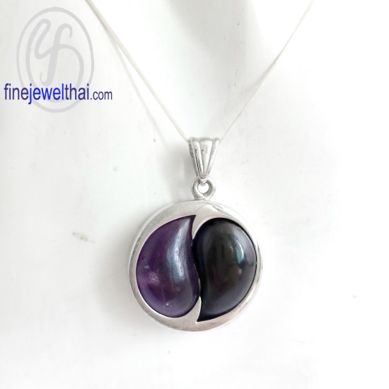 จี้อะเมทิสต์-จี้นิล-จี้เงิน-จี้พลอยแท้-P01993028