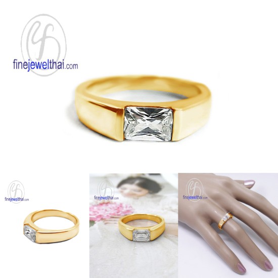 แหวนเพชร-แหวนเงิน-เพชรสังเคราะห์-เงินแท้-แหวนหมั้น-แหวนแต่งงาน-R1004cz