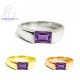 แหวนอะเมทิสต์-แหวนเงิน-แหวนพลอยแท้-แหวนประจำเดือนเกิด-R1004am