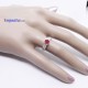 แหวนทับทิม-เพชรcz-แหวนเงิน-แหวนพลอย-ทับทิมแท้-R1113rb