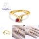 แหวนทับทิม-เพชรcz-แหวนเงิน-แหวนพลอย-ทับทิมแท้-R1185rb