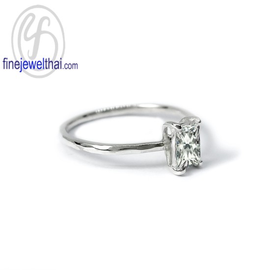แหวนเพชร-แหวนเงิน-เพชรสังเคราะห์-เงินแท้925-R1229cz-em