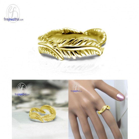 แหวนเงิน-เงินแท้-แหวนใบมะกอก-R131100