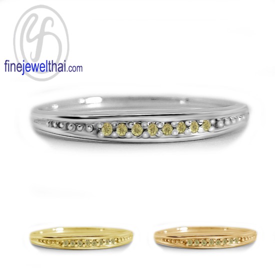 แหวนบุษราคัม-แหวนเงิน-บุษราคัมแท้-เงินแท้925-แหวนพลอย-R1371yl