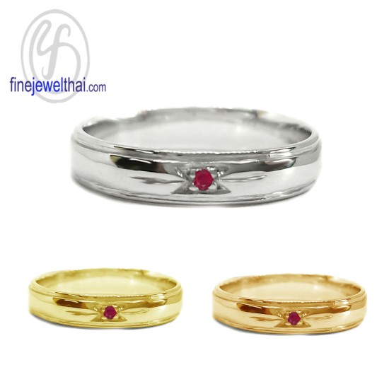 แหวนทับทิม-แหวนเงิน-แหวนพลอย-ทับทิมแท้-R30101rb