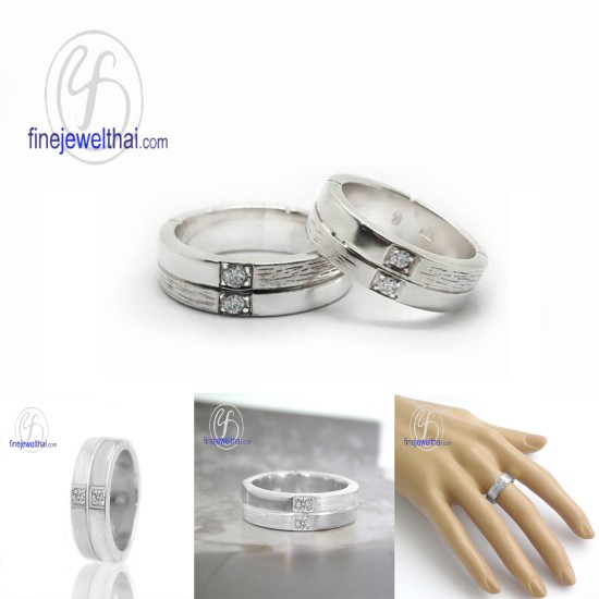แหวนคู่-แหวนคู่เงิน-แหวนเงิน-แหวนเพชร-แหวนแต่งงาน-แหวนหมั้น-Finejewelthai-RC3034cz-2k