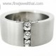 แหวนสแตนเลส-แหวนเพชร-แหวนผู้ชาย-R2110cz