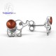 ต่างหูช้าง-ต่างหูลงสี-ต่างหูเงิน-เงินแท้925-ออกแบบพิเศษ-finejewelthai-E107700em-red