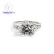 แหวนทองคำขาว-แหวนเพชร-แหวนหมั้น-แหวนแต่งงาน-Finejewelthai - R1212DWG