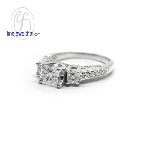 แหวนเพชร-แหวนเงิน-เพชรสังเคราะห์-เงินแท้-แหวนหมั้น-แหวนแต่งงาน-R1342cz-sq